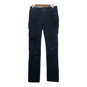 Mission Workshop 32 x 34 Mens Black Dark Wash Pockets Straight Leg Denim Jeans